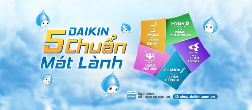 Các công nghệ nổi bật mang lại uy tín cho điều hòa Daikin.