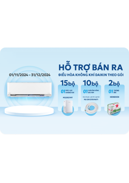 Chương Trình Hỗ Trợ Bán Ra Điều Hòa Không Khí Theo Gói